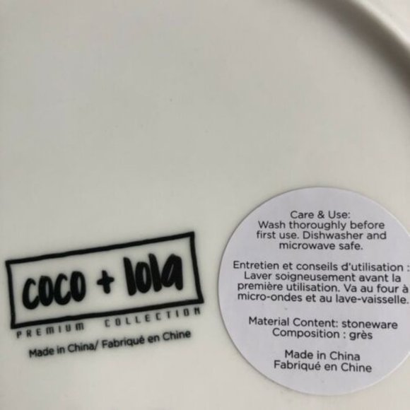 Coco & Lola White & Gray Easter Egg Floral Dinner - Picture 5 of 5